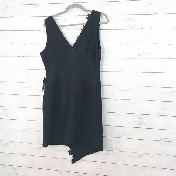 Anthropologie Sleeveless Embroidered Black Dress - Picture 6 of 7